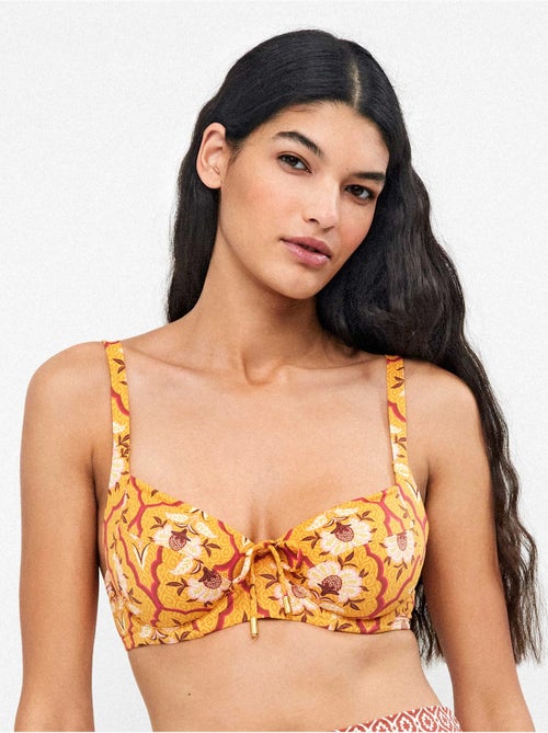Haut de bikini grande taille sans mousse - Kiabi
