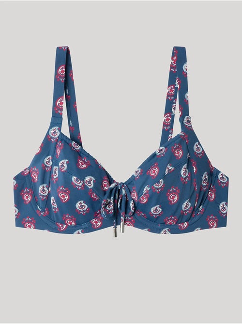Haut de bikini grande taille sans mousse - Kiabi