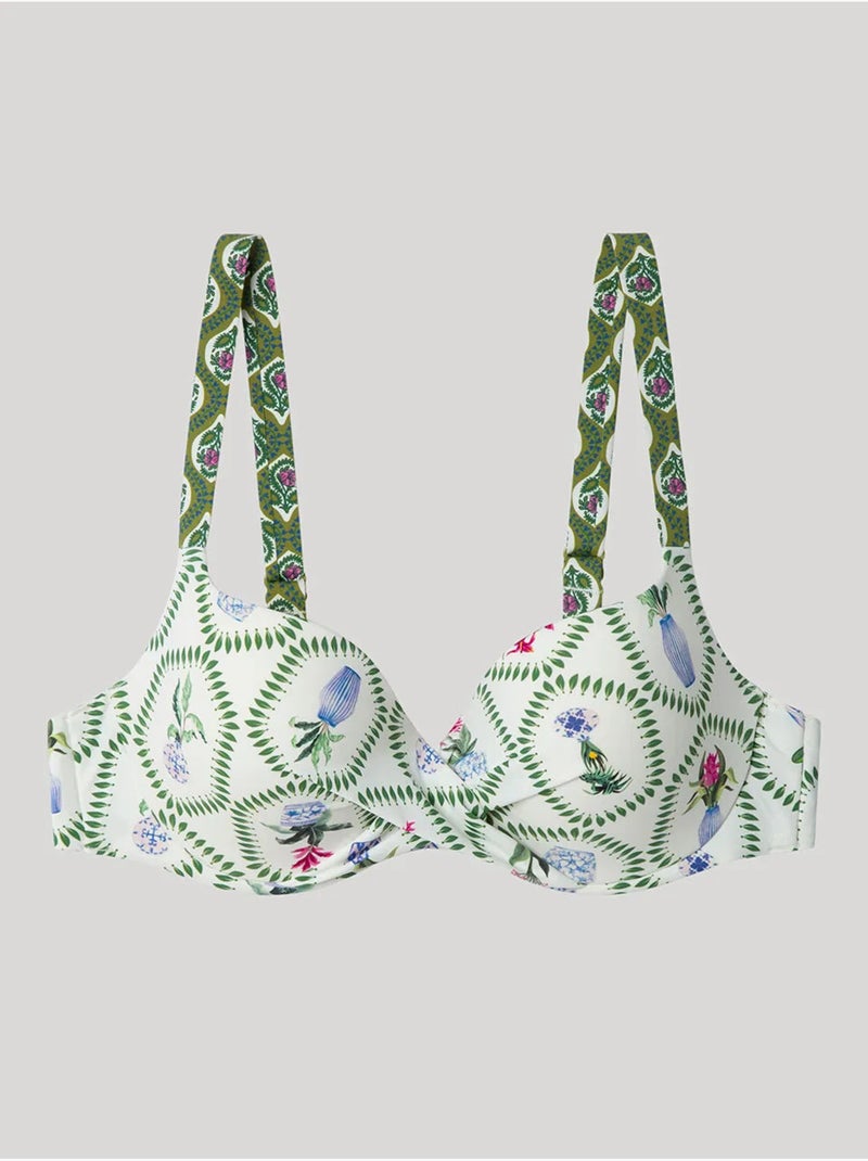 Haut de bikini imprimé avec capacité Multicolore - Kiabi