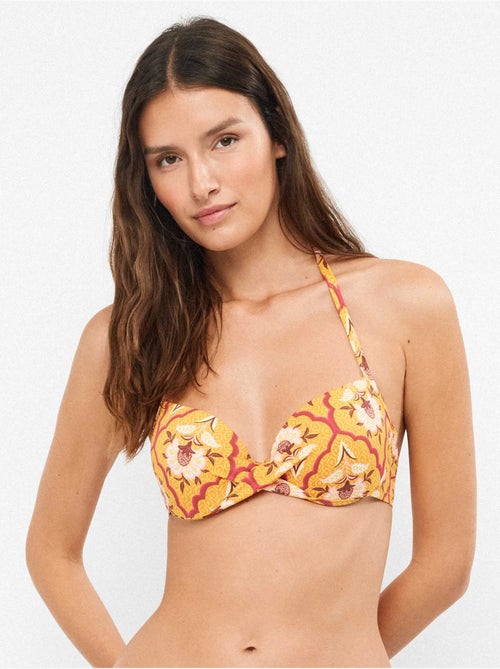Haut de bikini imprimé - Kiabi