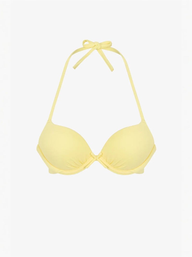 Haut de bikini push femme penti Jaune citron - Kiabi