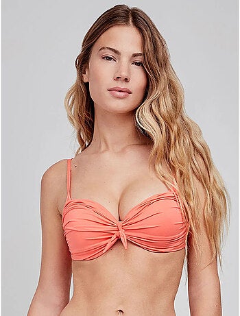 Haut de bikini push up avec armature