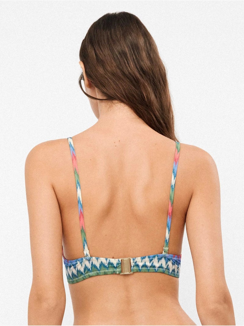 Haut de bikini push up avec armature Multicolore - Kiabi