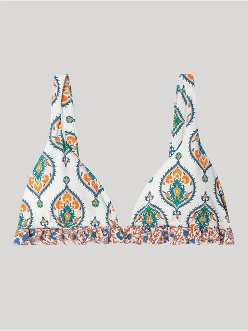 Haut de bikini triangulaire sans armature - Kiabi