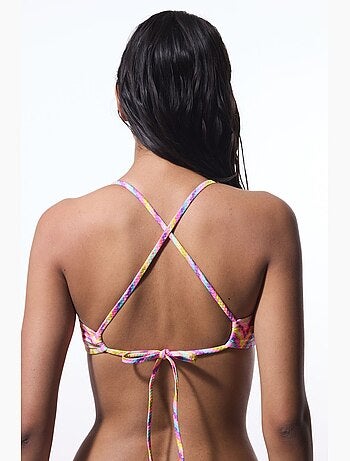 Haut de bikini zigzag femme penti