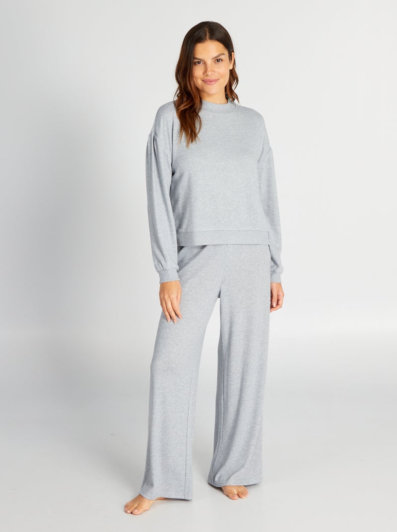 Haut de pyjama Gris - Kiabi