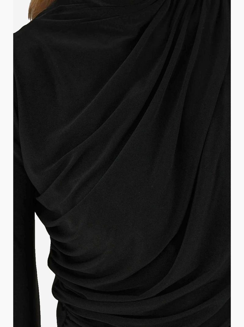 Haut en tricot élégant à manches longues hiccup Noir - Kiabi
