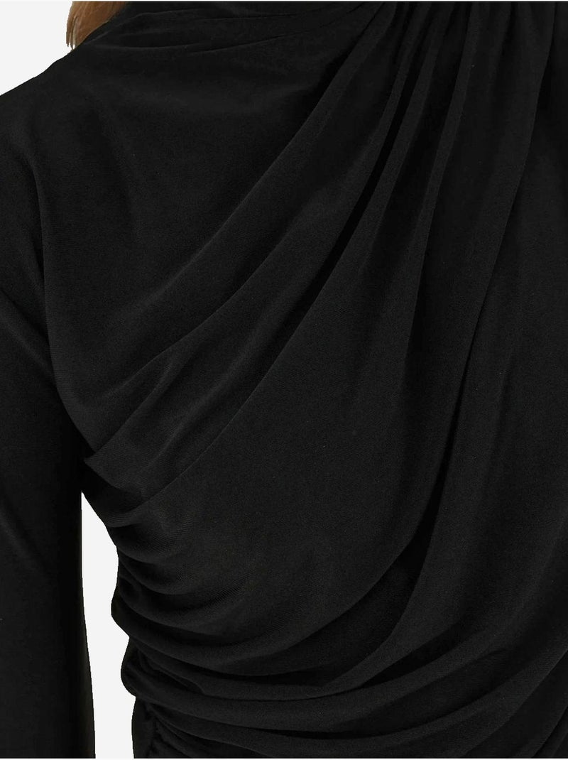 Haut en tricot élégant à manches longues Noir - Kiabi