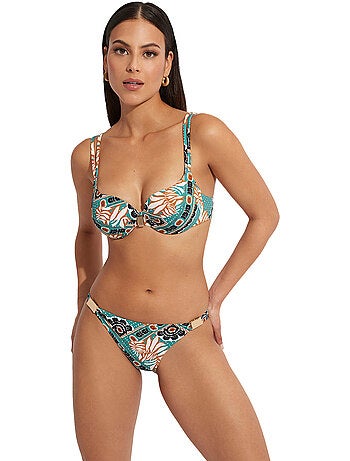 Haut maillot de bain armaturé préformé multipositions bari