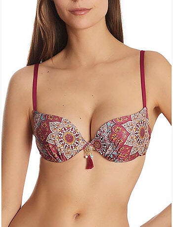 Haut maillot de bain balconnet multipositions mandala