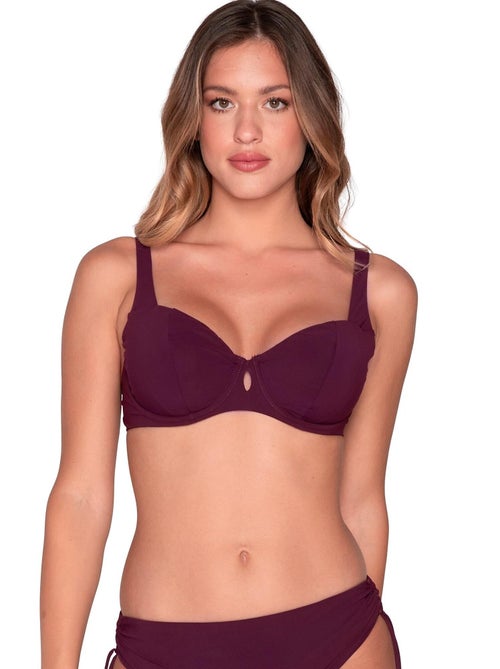 Haut maillot de bain balconnet non préformé blue sense - Kiabi Haut maillot de bain balconnet non préformé blue sense - Kiabi