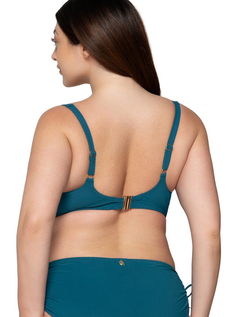 Haut maillot de bain balconnet non préformé blue sense Vert - Kiabi