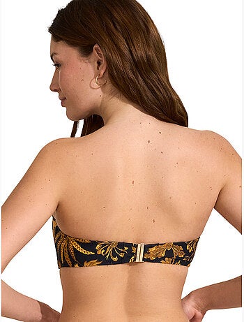 Haut maillot de bain bandeau acanthus