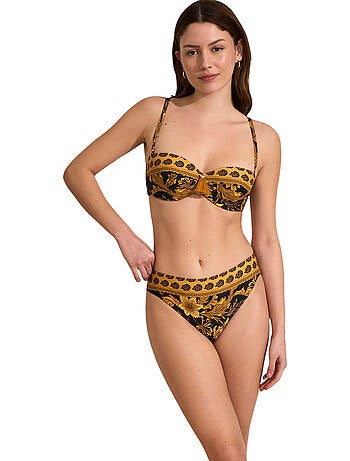 Haut maillot de bain bandeau acanthus