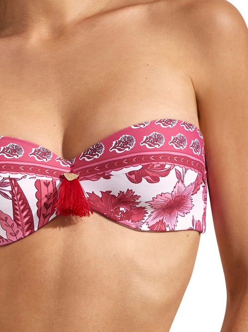 Haut maillot de bain bandeau acanthus - Kiabi Haut maillot de bain bandeau acanthus - Kiabi