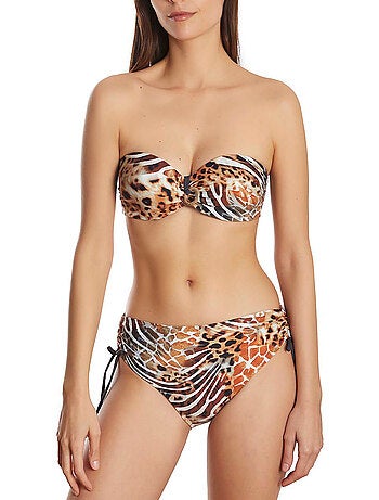 Haut maillot de bain bandeau animal
