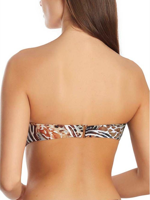 Haut maillot de bain bandeau animal - Kiabi Haut maillot de bain bandeau animal - Kiabi