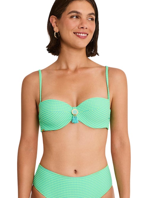 Haut maillot de bain bandeau bikini bay - Kiabi
