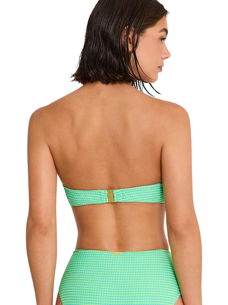 Haut maillot de bain bandeau bikini bay Vert - Kiabi