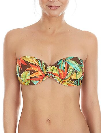 Haut maillot de bain bandeau bird of paradise