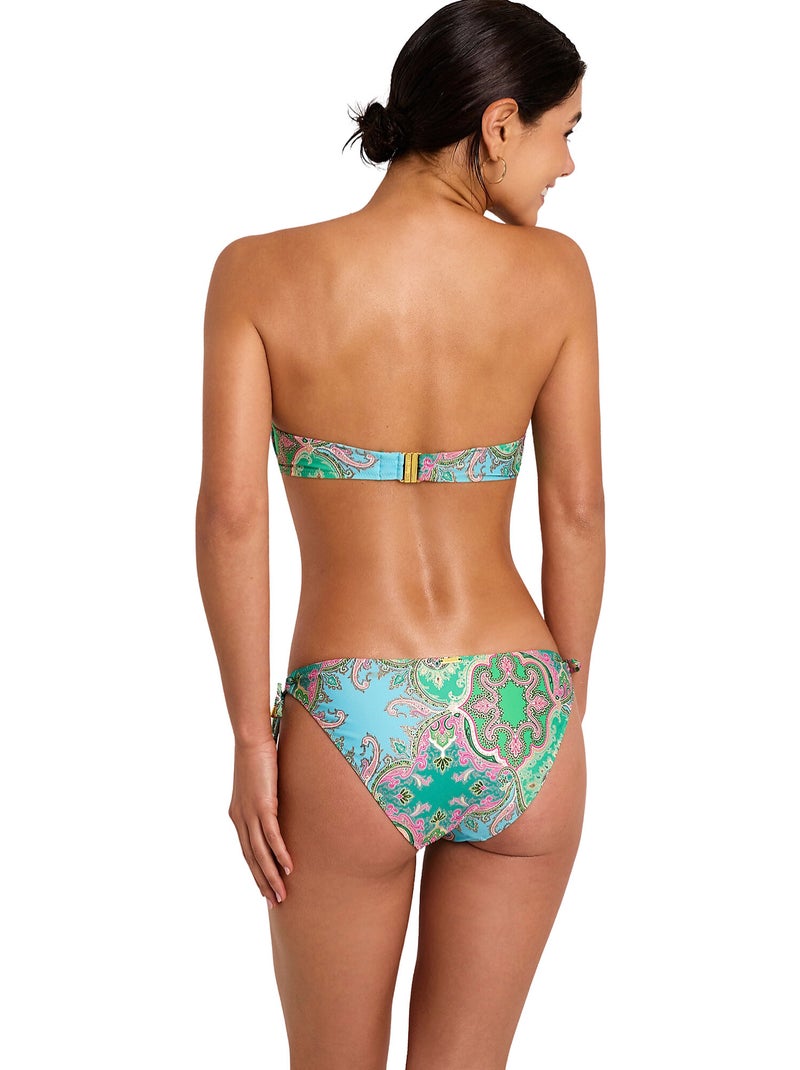 Haut maillot de bain bandeau boheme Vert - Kiabi
