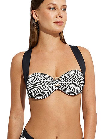 Haut maillot de bain bandeau dos nu caipirinha
