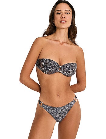 Haut maillot de bain bandeau indigo