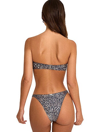 Haut maillot de bain bandeau indigo