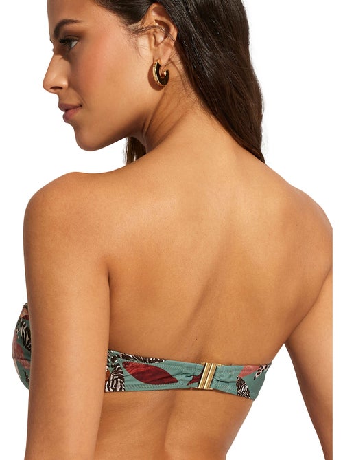 Haut maillot de bain bandeau jamaica - Kiabi Haut maillot de bain bandeau jamaica - Kiabi