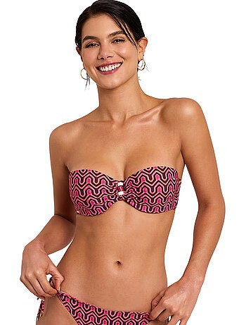 Haut maillot de bain bandeau kaleido