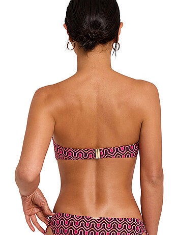 Haut maillot de bain bandeau kaleido