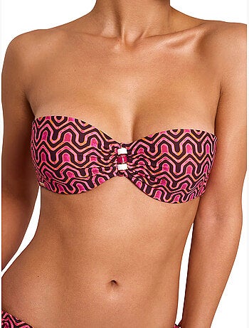 Haut maillot de bain bandeau kaleido