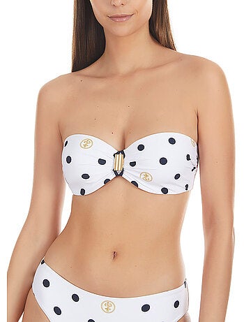 Haut maillot de bain bandeau lunares