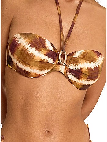 Haut maillot de bain bandeau magma