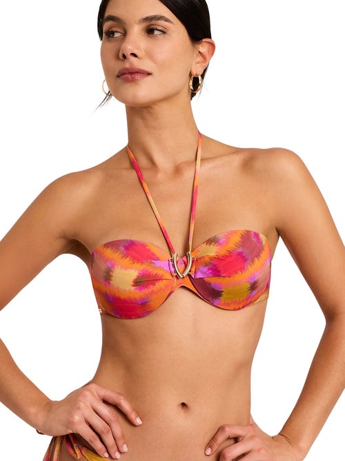 Haut maillot de bain bandeau magma - Kiabi