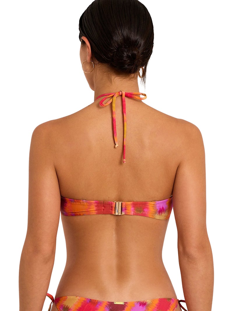 Haut maillot de bain bandeau magma Orange - Kiabi