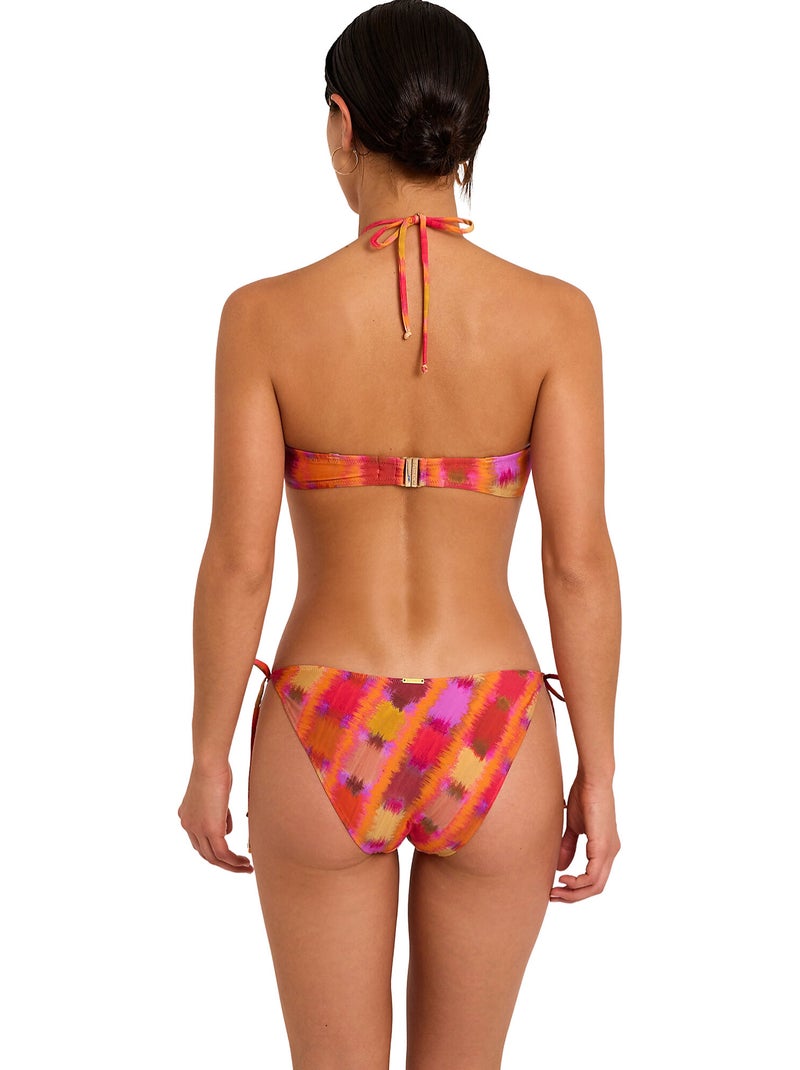 Haut maillot de bain bandeau magma Orange - Kiabi