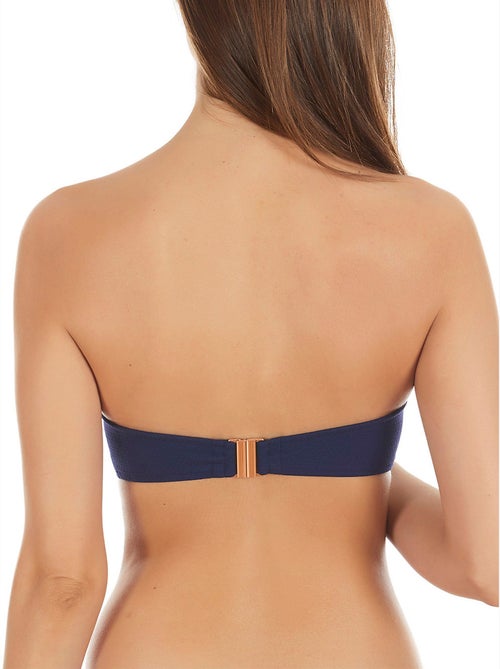 Haut maillot de bain bandeau marinera jacquard - Kiabi Haut maillot de bain bandeau marinera jacquard - Kiabi