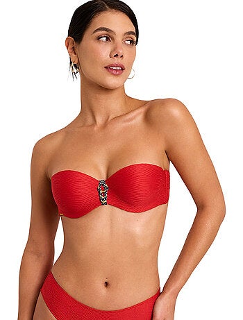 Haut maillot de bain bandeau nautilus