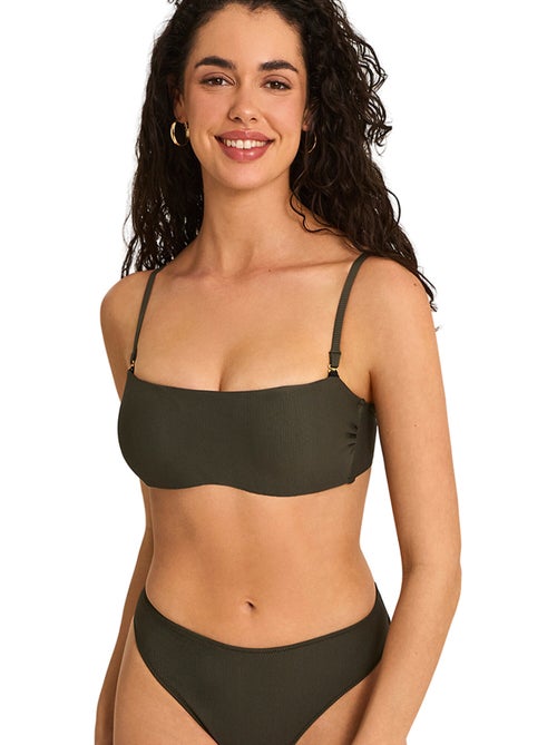 Haut maillot de bain bandeau non préformé solstice - Kiabi