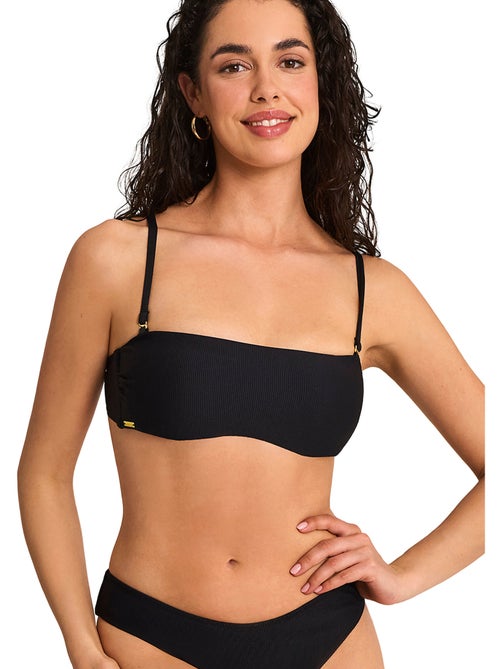 Haut maillot de bain bandeau non préformé solstice - Kiabi Haut maillot de bain bandeau non préformé solstice - Kiabi