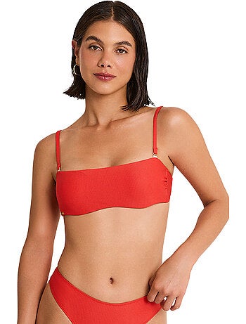 Haut maillot de bain bandeau non préformé solstice