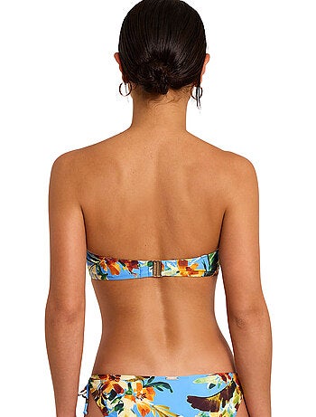 Haut maillot de bain bandeau non préformé tropico