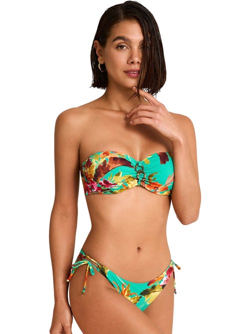 Haut maillot de bain bandeau non préformé tropico - Kiabi Haut maillot de bain bandeau non préformé tropico - Kiabi