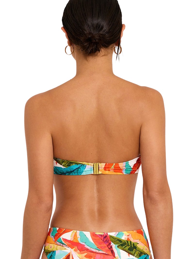 Haut maillot de bain bandeau oasis Blanc - Kiabi