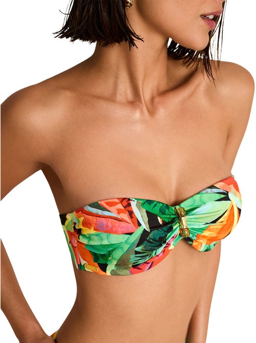 Haut maillot de bain bandeau oasis - Kiabi Haut maillot de bain bandeau oasis - Kiabi