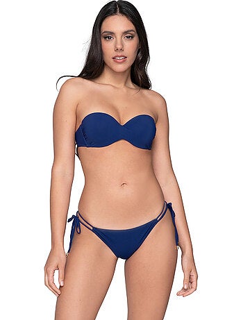 Haut maillot de bain bandeau préformé blue sense