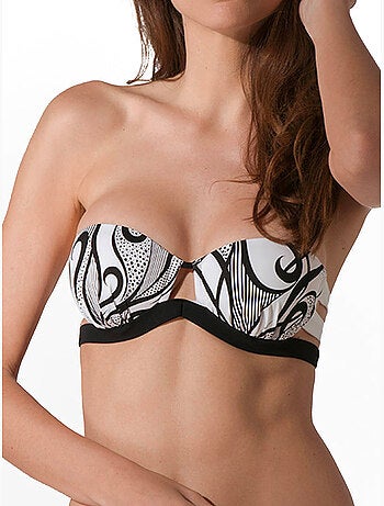 Haut maillot de bain bandeau préformé elixir