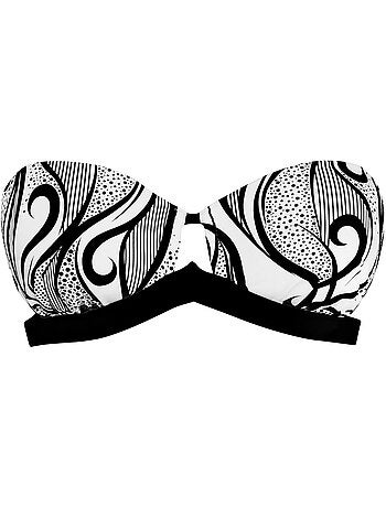 Haut maillot de bain bandeau préformé elixir