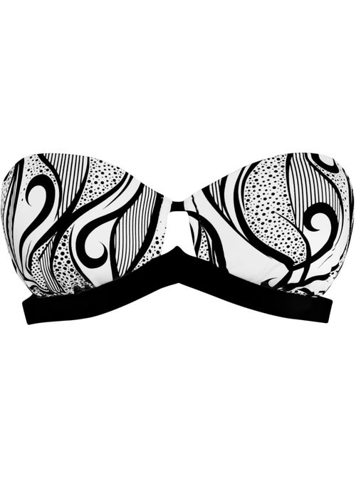 Haut maillot de bain bandeau préformé elixir - Kiabi Haut maillot de bain bandeau préformé elixir - Kiabi